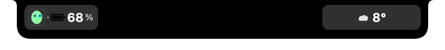 Notch Widget Compact
